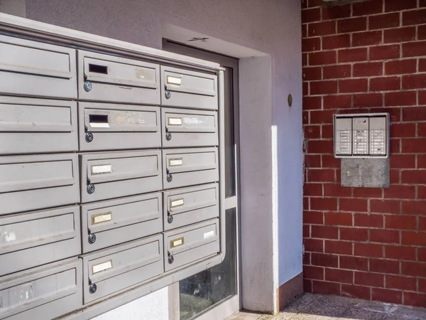 Social housing mailboxes image — 스톡 사진