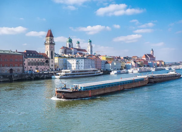 Skyline Passau na Alemanha Baviera — Fotografia de Stock