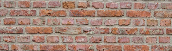 Panorama Brick wall texture — 스톡 사진