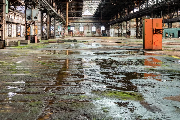 La antigua fábrica de la RDA — Foto de Stock