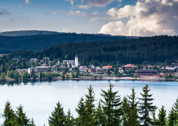 Panorama del Titisee en la Selva Negra — Foto de Stock