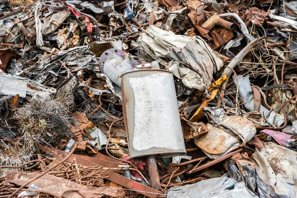 Hintergrund Metallschrott — Stockfoto