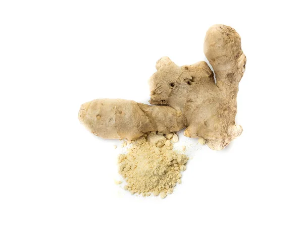 Ginger tuber with ginger — Stock Photo, Image