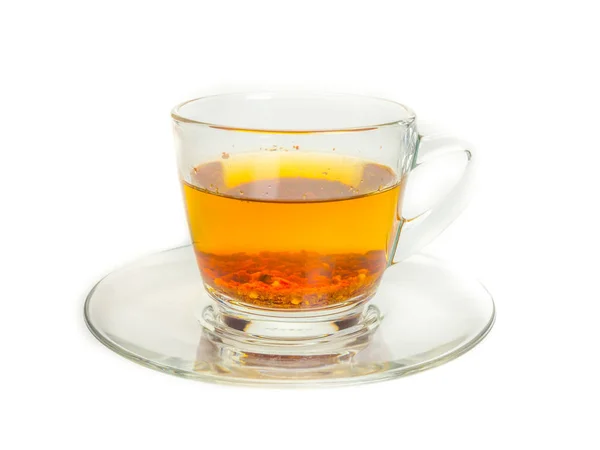 Świeża herbata różana izolowana — Zdjęcie stockowe