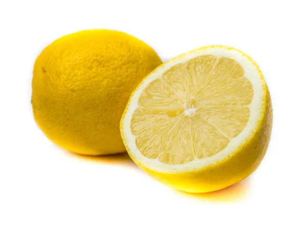 Fresco Lemon sfondo isolato — Foto Stock