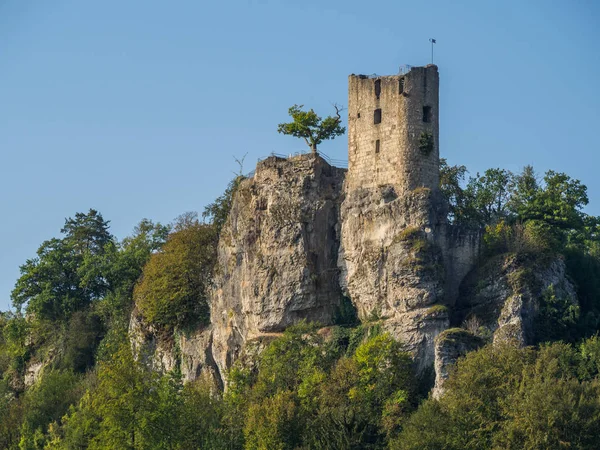 Zřícenina hradu Neideck ve Franconii — Stock fotografie