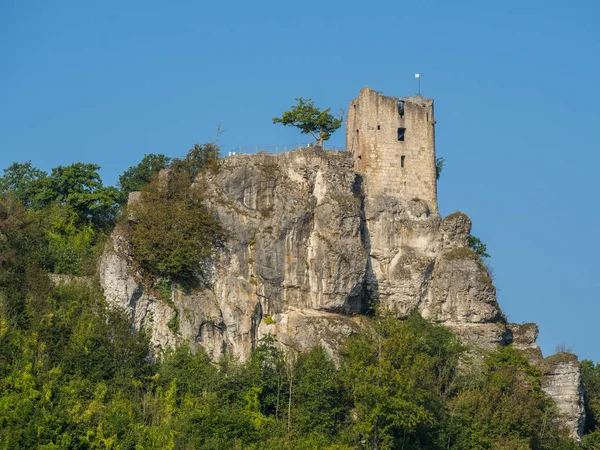 Zřícenina hradu Neideck ve Franconii — Stock fotografie