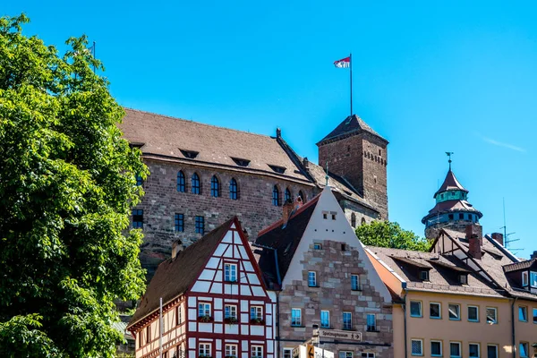 "Castillo de Kaiserburg "en Franconia Alemania — Foto de Stock