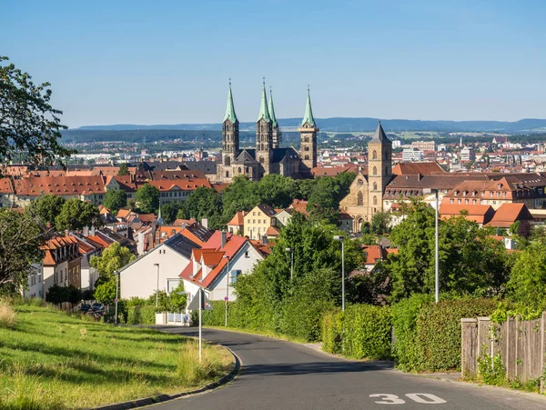 Panorâmica Bamberg Alemão Cidade Velha — Fotografia de Stock