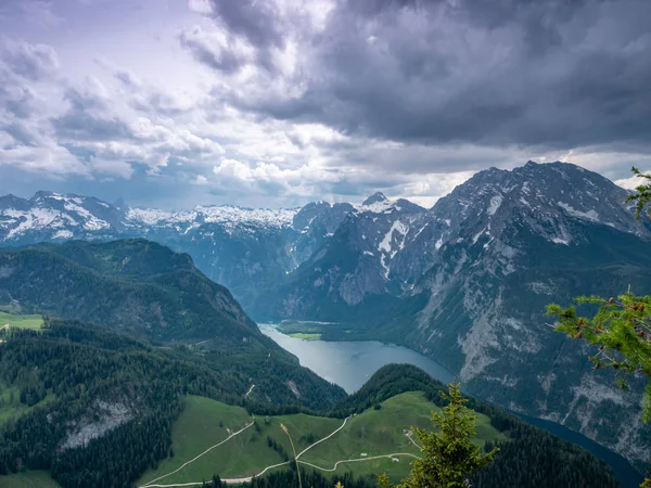 View of the Koenigssee in Bavaria — Stock Photo, Image