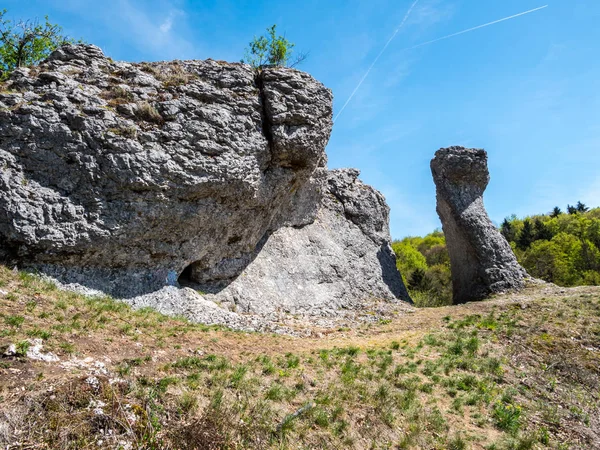 Rock Eulenstein en Suisse Franconienne — Photo