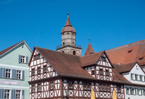 Eglise municipale de Feuchtwangen en Bavière Allemagne — Photo