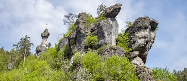 Rochers en Suisse Franconienne Bavière — Photo