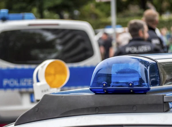 Γερμανική αστυνομική παρουσία στη Γερμανία — Φωτογραφία Αρχείου