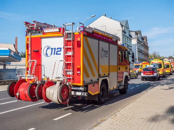 Servicio de rescate a gran escala en Alemania — Foto de Stock
