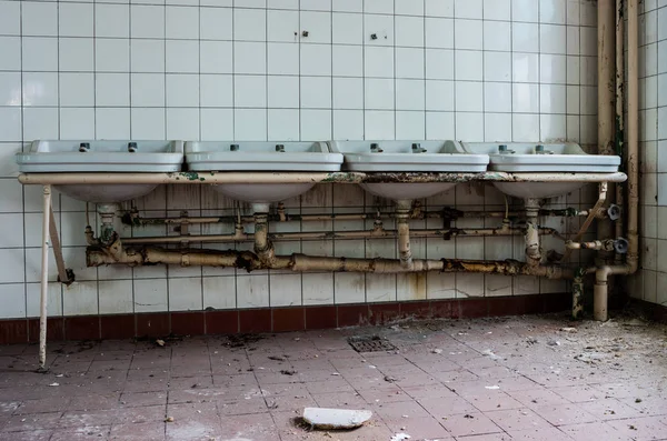 GDR usine toilette image de fond — Photo