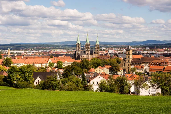 Bamberg Skyline in Franconia Németország — Stock Fotó