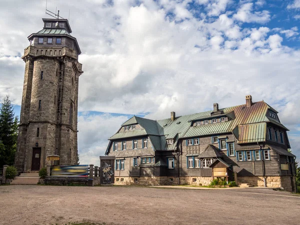 Uitkijktoren Auersberg in Saksen — Stockfoto