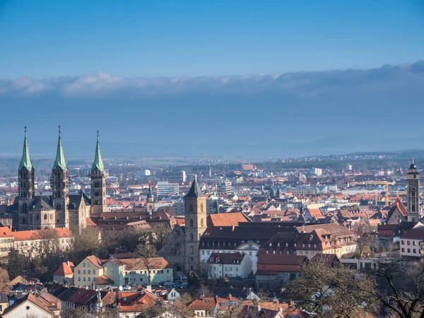 Skyline van Bamberg Kathedraal — Stockfoto