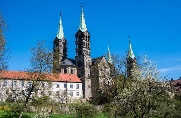 Catedral de Bamberger en primavera —  Fotos de Stock