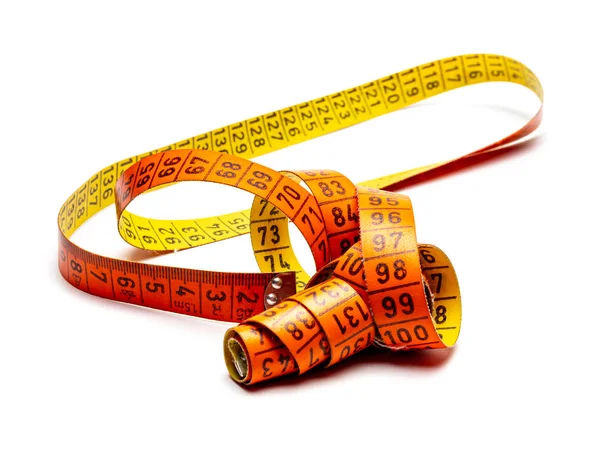 Old tape measure to measure — Stok fotoğraf