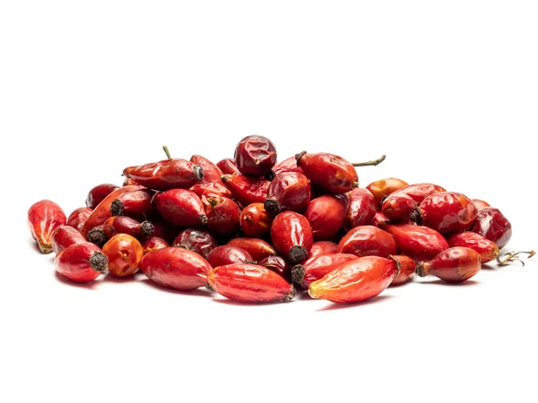Red dried organic rosehip isolated — Stock Photo, Image