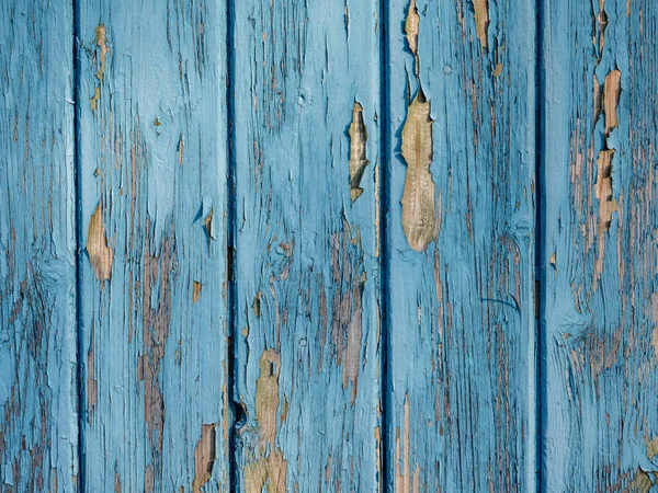 Parede de madeira com fundo de pintura antiga — Fotografia de Stock