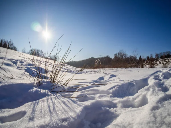 Erzgebirgeの冬の不思議の国ドイツ — ストック写真