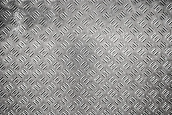 Silver Checker plate Texture — 스톡 사진