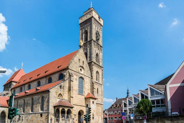 Obere Pfarre templom Bamberg történelmi épület — Stock Fotó