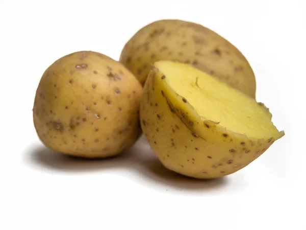 Isolated potatoes background image — 스톡 사진