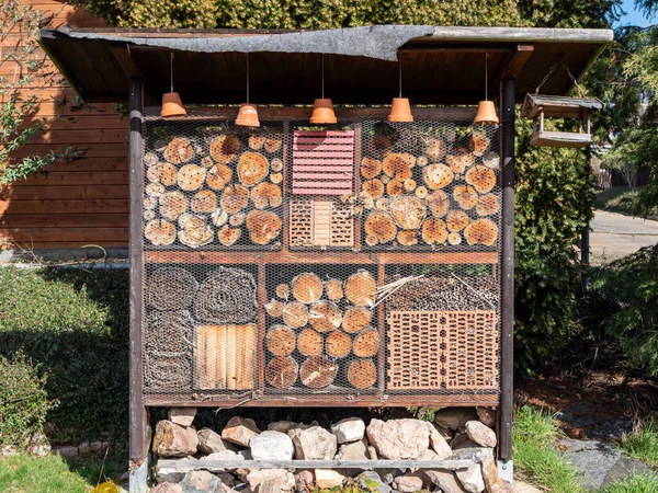 Insect hotel nature conservation species protection in the garden