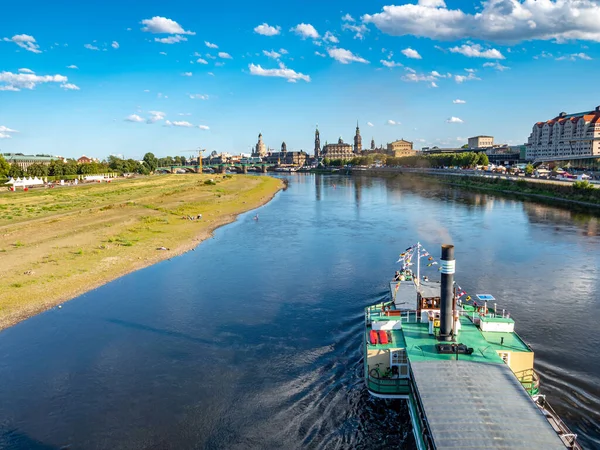 Doğu Almanya Dresden Elbe Vapur — Stok fotoğraf