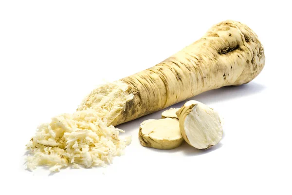 Horseradish Isolated White Background — Stock Photo, Image