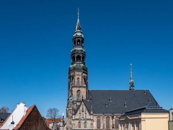 Kostel Mariána Zwickau Východní Německo — Stock fotografie