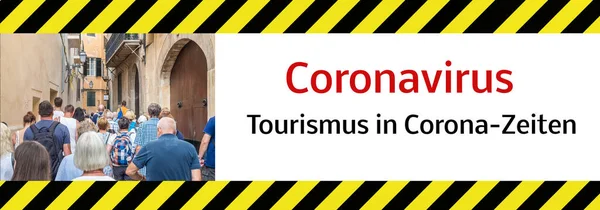 Banner tourism in Corona times in german