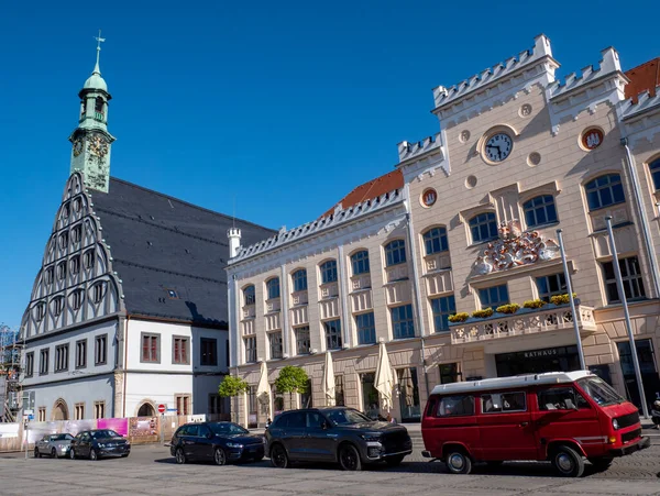 Marknadsplats Från Zwickau Östra Tyskland — Stockfoto