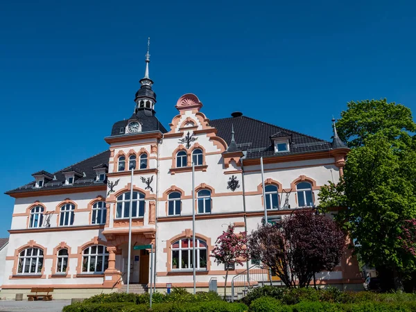 Hermsdorf Town Hall Thuringia — Stock Photo, Image