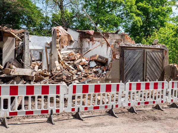 Demolition House Construction Site — Stock Photo, Image