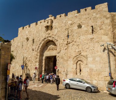 Zion kapısı eski şehir Kudüs, İsrail