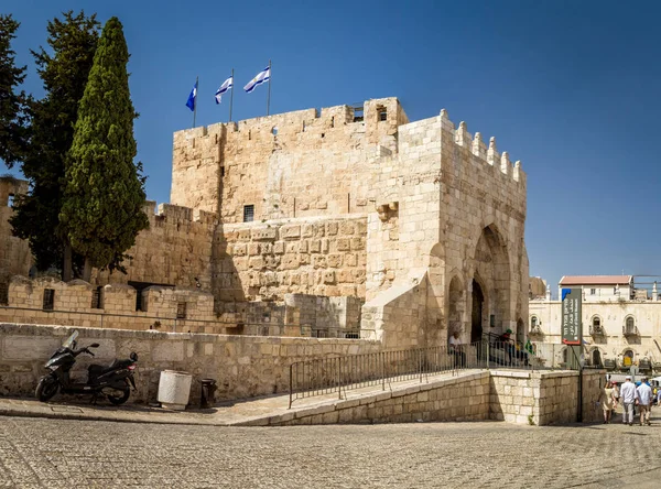 De toren Phasaël - deel van het Museum van de toren van David in Jeruzalem — Stockfoto