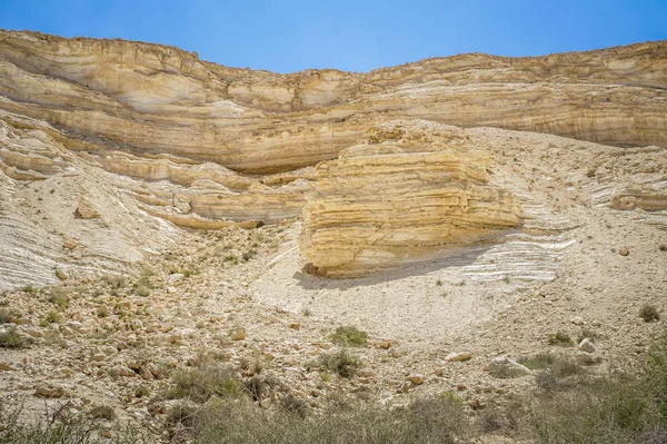 Die nahal zin in der Wüste Negev, israel — Stockfoto