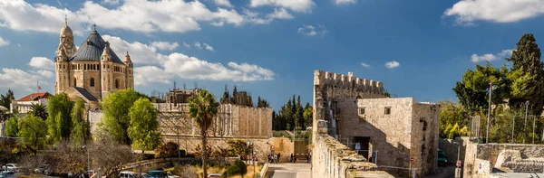 The Dormition Abbey ในเยรูซาเล็ม — ภาพถ่ายสต็อก