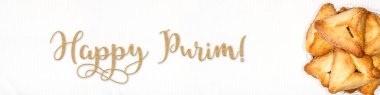Purim banner, tatil tebrik