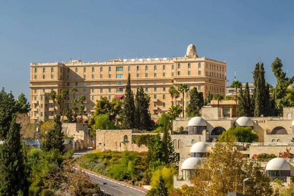 在耶路撒冷，以色列的大卫王酒店 — 图库照片