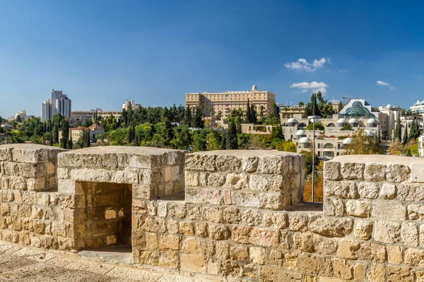 Jeruzalem, wijk Yemin Moshe — Stockfoto