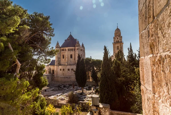 La Abadía de la Dormición en Jerusalén — Foto de Stock
