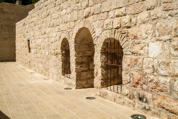 Edificio histórico, Parque Nacional de las Murallas de Jerusalén — Foto de Stock