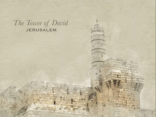 Kroki, David kule, Jerusalem