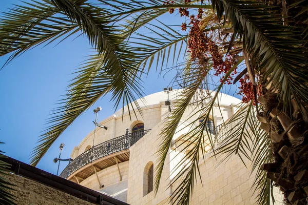 De synagoge Hurva in Jeruzalem, Israël — Stockfoto